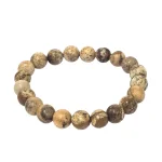 Гривна Пейзажен Яспис Топче 8 мм