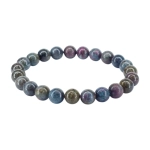 Гривна Флуоресциращ Рубин в Сапфир Топче 8,5 мм