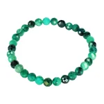 Гривна Фасетирани Топчета 6 мм от Изумруд, Смарагд 