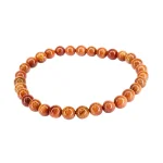 Гривна Кафяв Пясъчен Камък Топче 6 мм