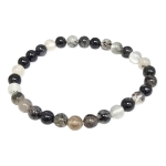 Гривна Турмалин в Кварц, "Стрелите на Амур" Топче 6 мм