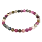 Гривна Светъл Цветен Турмалин Топче 6,5 мм