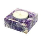 Свещник за Ароматни Свещи от Аметист