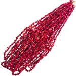 Наниз Чипс Червен Корал 80 см 