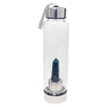 Бутилка за Зареждане на Вода с Кристал Син Апатит