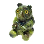 Фигурка Мече от Серпентинит