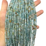Наниз Амазонит Фасетирано Топче 4 мм