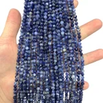 Наниз Содалит Фасетирано Топче 4 мм