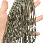 Наниз Пирит Фасетирано Топче 4 мм