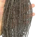 Наниз Опушен Кварц Фасетирано Топче 4 мм