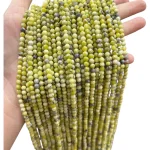 Наниз Серпентинит Фасетирано Топче 4 мм