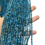 Наниз Син Апатит Фасетирано Топче 4 мм