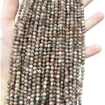 Наниз Родохрозит Фасетирано Топче 4 мм