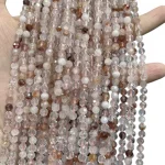 Наниз Кварц Фантом Фасетирано Топче 4 мм