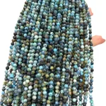 Наниз Хризокола Фасетирано Топче 4 мм