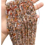 Наниз Ахат Драконови Вени Фасетирано Топче 4 мм