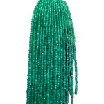 Наниз Зелен Ахат Фасетирано Топче 4 мм