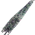 Наниз Рейнбоу Флуорит Топче 8 мм 