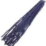 Наниз Индигов Пясъчен Камък Топче 8 мм 