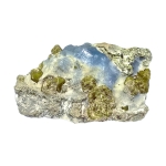 Везувианит с Воластонит, Калцит, Гранат Гросулар и Доломит