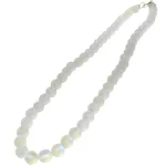 Колие Ангелска Аура Аква Кварц Мат Топче 8 мм