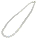 Колие Ангелска Аура Аква Кварц Мат Топче 6 мм