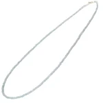 Колие Фасетиран Ангелит Топче 2 мм със Сребро 925