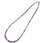 Колие Супер 7, Мелодит Фасетирано Топче 4 мм със Сребро