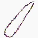 Колие Цветен Турмалин със Сребро 925