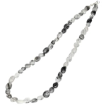 Колие Черен Турмалин в Планински Кристал, Стрелите на Амур със Сребро 925