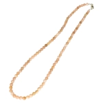 Колие Слънчев камък, Хелиолит Топче 4,5 мм със Сребро 925