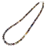 Колие Питерсит Топче 6 мм със Сребро 925