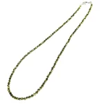 Колие Фасетиран Пирит Топче 3,5 мм със Сребро 925