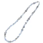 Колие Сапфирин ( Ахат Синя Дантела ) със Сребро 925