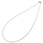 Колие Бял Кралски Седеф Топче 2 мм със Сребро 925