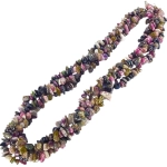 Триредно Колие Многоцветен Турмалин 