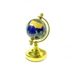 Глобус от полускъпоценни минерали - Модел 1