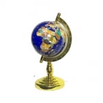 Глобус от полускъпоценни минерали - Модел 5