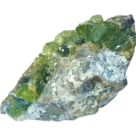 Друза с Едри Прозрачни кристали Перидот, Оливин, Хризолит