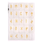 Руни от Планински Кристал за Защита и Гадаене 25 бр.