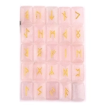 Руни от Розов Кварц за Защита и Гадаене 25 бр.