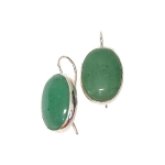 Обици Авантюрин със Сребро 925