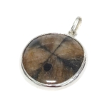 Медальон Хиастолит, "Кръстов Камък" със Сребро 925