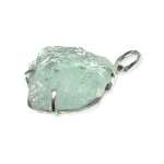 Медальон Аквамарин Кристал със Сребро 925
