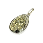 Медальон Пирит със Сребро 925