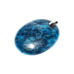 Медальон Син Апатит със Сребро 925