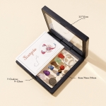 Комплект Ключодържател Зодиакални Камъни за зодия Скорпион + Минерали за 7-те Чакри