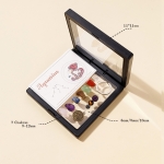 Комплект Ключодържател Зодиакални Камъни за зодия Водолей + Минерали за 7-те Чакри