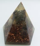 ОРГОНИТНА ПИРАМИДА - черен турмалин, планински кристал, аметист