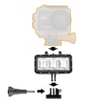 Светодиодно фенерче Bresser WP за екшън камери